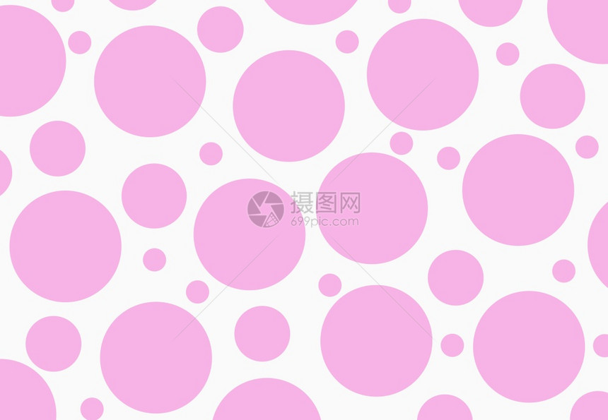 无缝点粉红背景圆白粉纹理设计图案现代数字抽象粉红背景图片