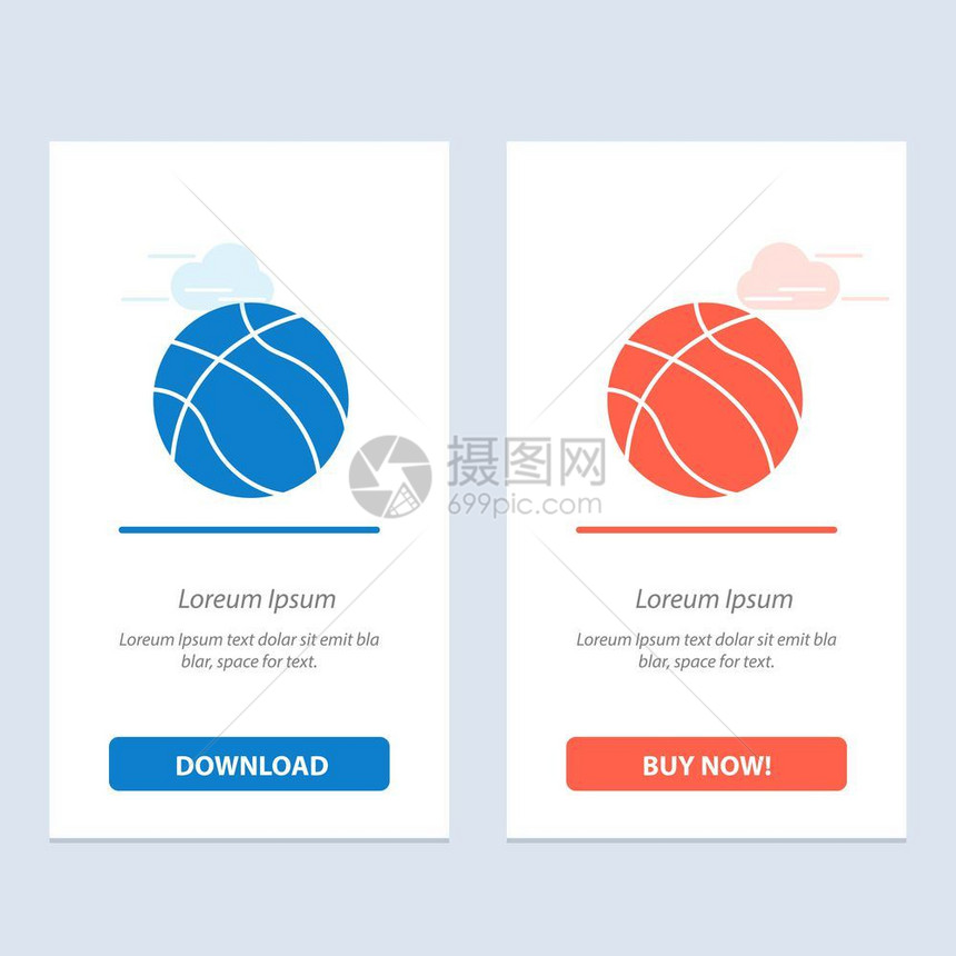 Ball篮球Nba运动蓝和红下载购买图片