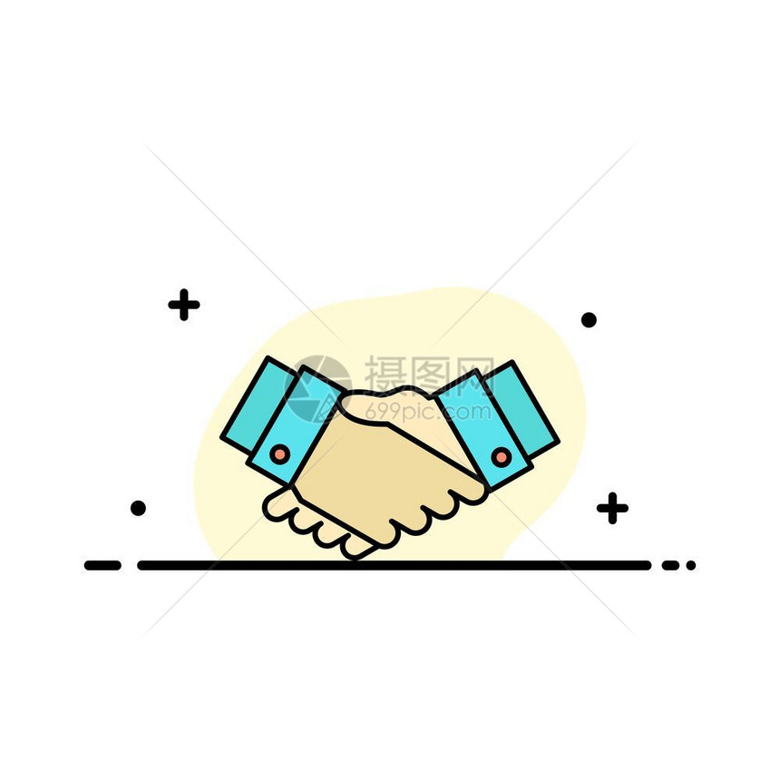 协议交易握手商业伙伴企平板图片