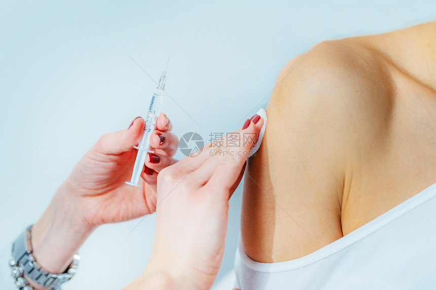 流感疫苗接种图片