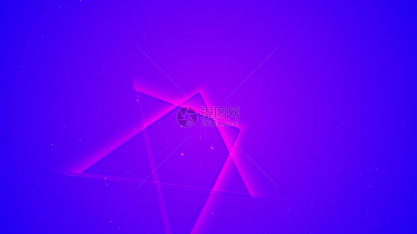 3DDavidneon光辉的六星插图图片