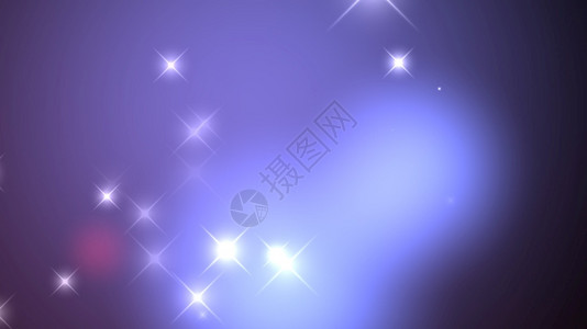 紫色装饰圆环Bokeh和恒星背景的多彩圆环插图背景