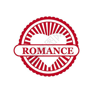 红色情人节浪漫圆形矢量设计元素图片