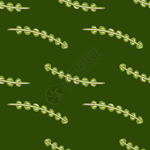 绿色海洋野生海草矢量背景图片