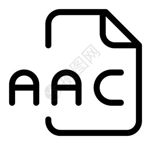 高级音频编码AAC是数字音频压缩的编码标准背景图片