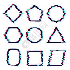 Glitch框架扭曲矩形网络效应损坏了正方动态河马矢量图形表说明方扭曲glitch框架图glitch扭曲矩形网络效应损坏了正方动背景图片