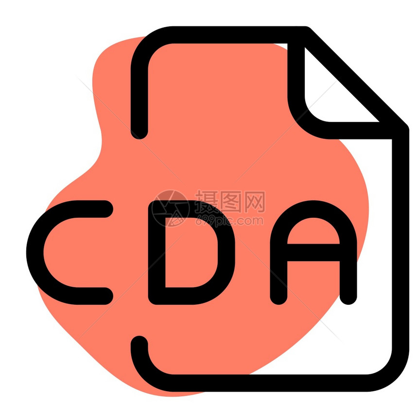 CDA是CD音效快捷键文件格式的扩展名图片