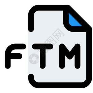 FTM文件矢量设计图标图片