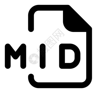 MIDI文件扩展名是一个音乐器数字界面文件图片