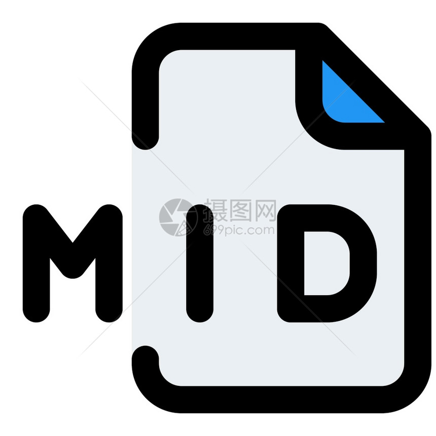 MIDI文件扩展名是一个音乐器数字界面文件图片