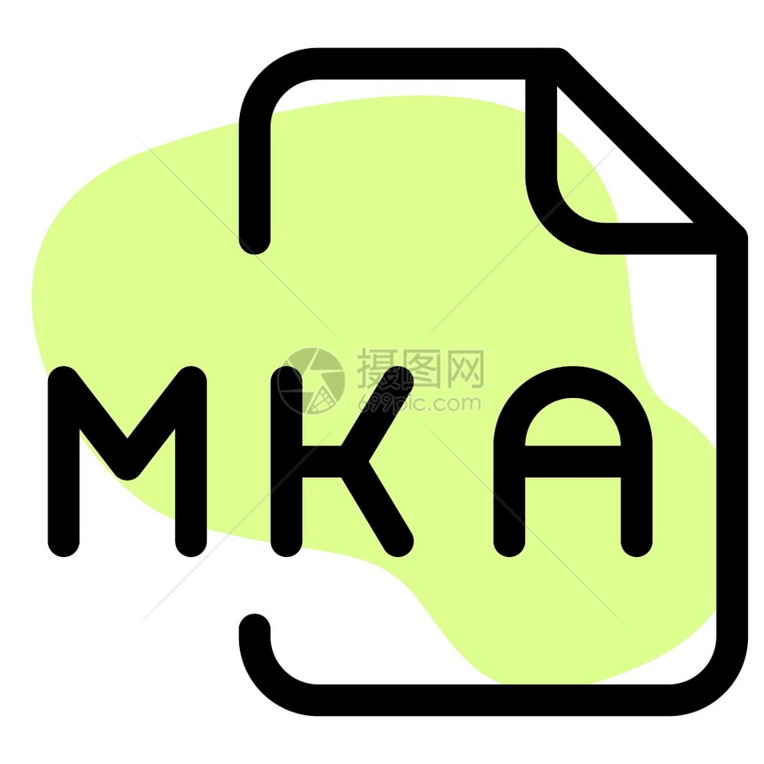 MKA文件是一个以Matroska多媒体容器格式保存的音频文件图片