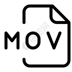 Mov数字的矢量高清图片