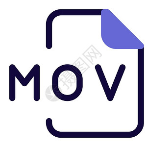 MOV文件是一个以QuickTime文件格式保存的电影文件图片