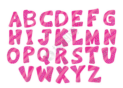 立体字母表现代手法设计矢量字母组背景图片