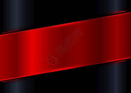 黑色梯度底红闪亮对角板带有红色激光照明效应图片
