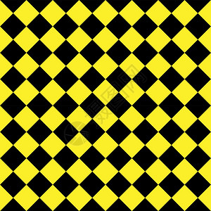 选中的无缝图案抽象壁纸黑色和黄底层幻觉图案背景3d方形插图图片