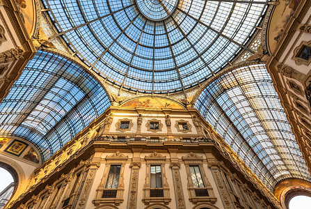 米兰伊塔利CIRCA20年8月意大利米兰时装画廊的建筑图片