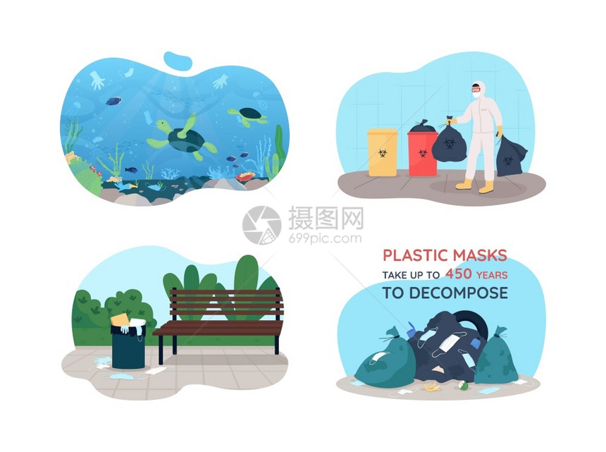 塑料垃圾污染海洋图片