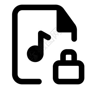 锁定个人使用的音乐播放文件背景图片