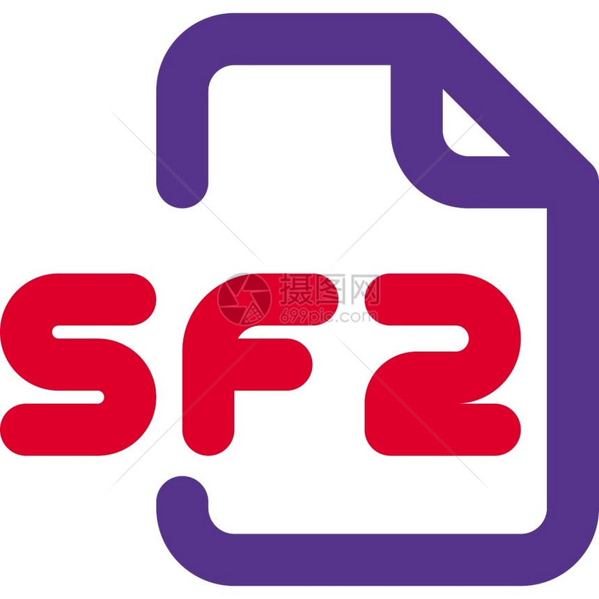 SF2文件扩展名最常用于音频Font声音银行文件图片