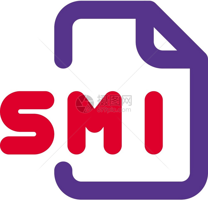 SMI包含媒体演示内容的同步多媒体整合图片