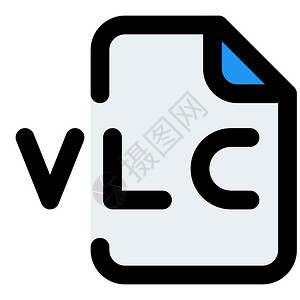 VLC可以将音频和视转换或流传成多种格式插画