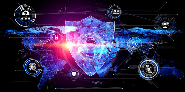 防火墙技术创新观念中的网络安全技术和在线数据保护全球商业网络服务器为确保网络信息安全而使用的数据储存安全技术概念创新观中的网络安全技术和在背景