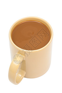 咖啡杯加白底牛奶图片
