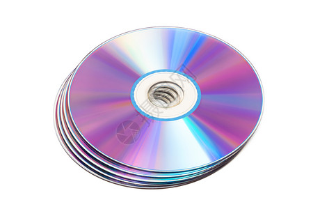 彩虹素材软件白色背景的cd磁盘背景