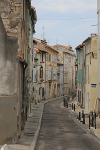 法国阿勒斯市街头观图片