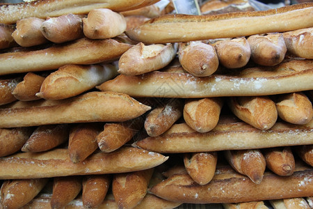 法国市场传统面包新鲜法国传统图片