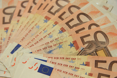 50欧元现钞货币50图片