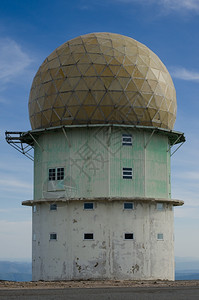 塔台葡萄牙大陆最高点在葡萄牙的塞拉达埃斯特雷图片