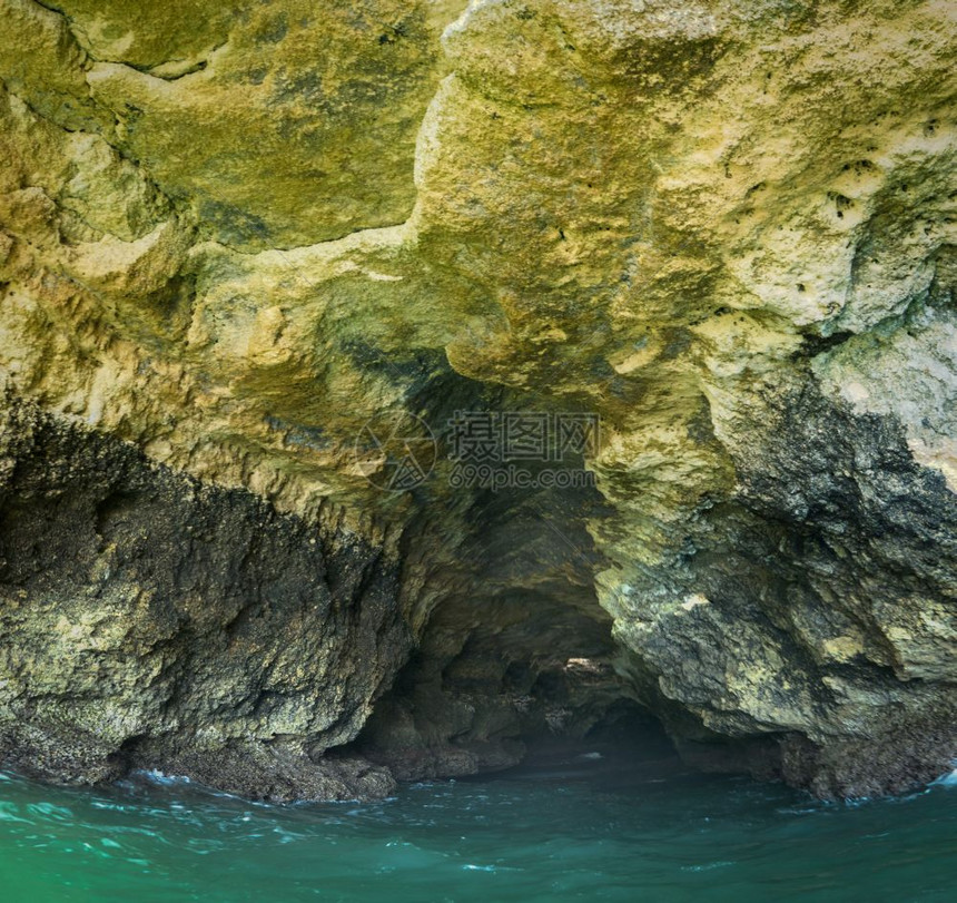 阿尔加夫的美丽洞穴葡萄牙图片