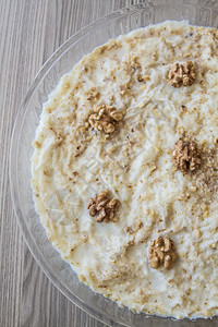 Gullac土耳其传统牛奶加核桃仁甜点图片