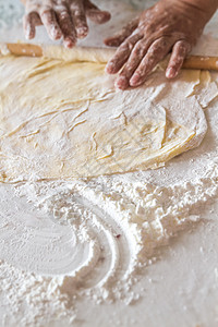 Baklava是土耳其传统甜点背景图片