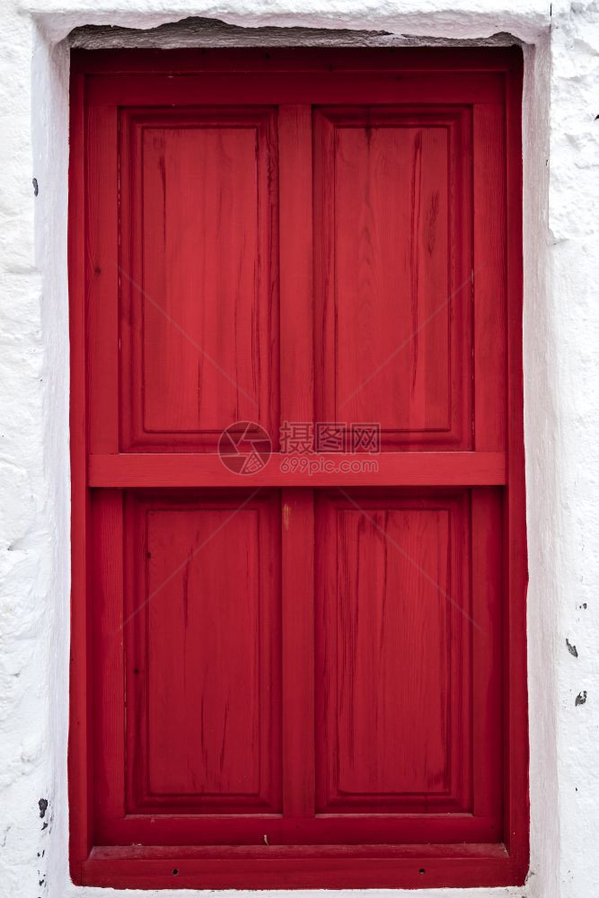 土耳其Bodrum传统红木窗图片