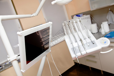 牙科设备齿护理和控制演播室拍摄图片