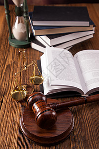 法律概念Mallet法律典和司范围演播室拍摄高清图片