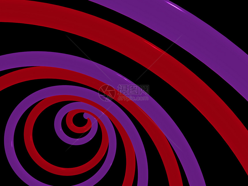 螺旋抽象3d图片