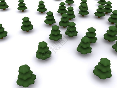 抽象的圣诞树3Dfirtree背景图片