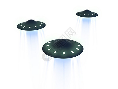 飞行ufo3D背景图片