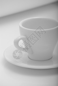 空咖啡杯半酶背景图片