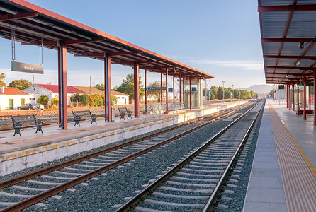 Ronda铁路站西班牙Ronda的火车站和平台Andalusia图片