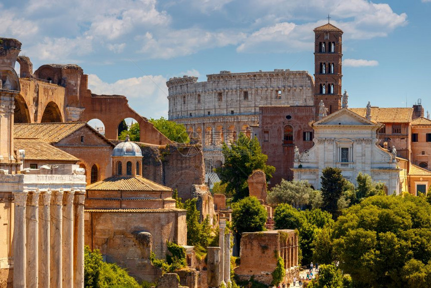 罗马旧城景色意大利图片