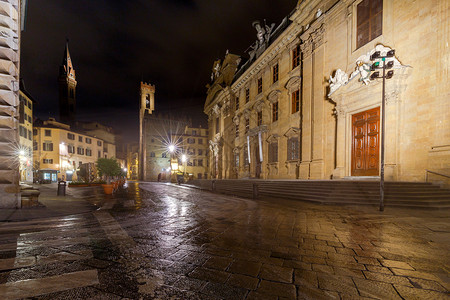 佛罗伦萨夜街意大利佛罗伦萨图片