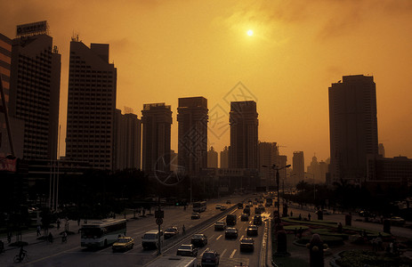 广东省深圳市的日落图片