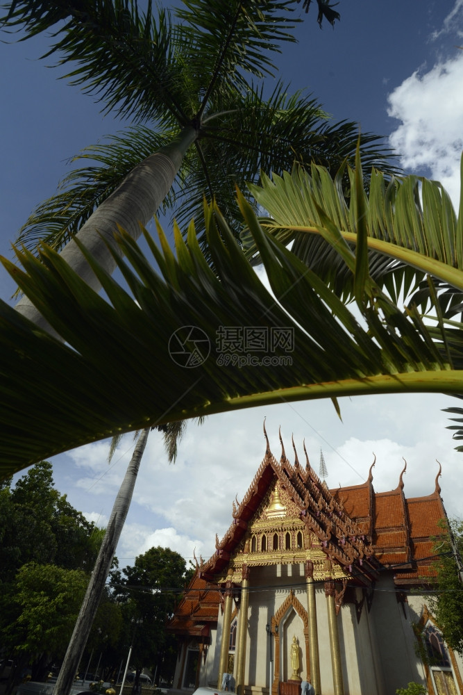 泰国东北部伊桑地区乌邦拉查塔尼省乌邦拉查塔尼市的TempelWatSiUbonRattanaram图片