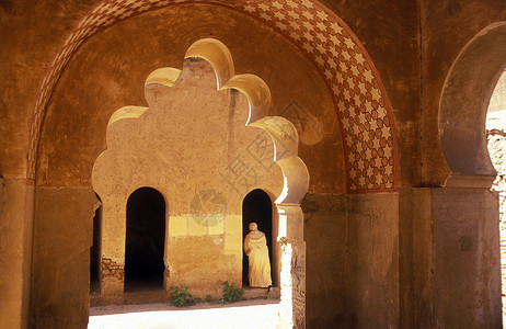PalaceKoubbaBaadiyn在北非摩洛哥老城马拉喀什图片