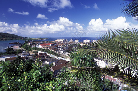 加勒比海域古巴的拉科阿村高清图片